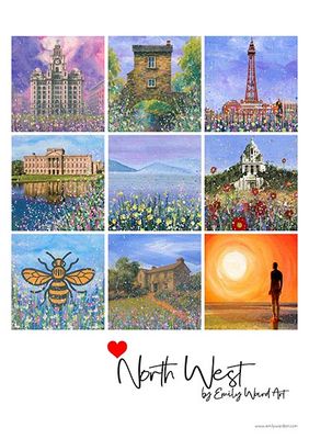 North West  Tea Towel
