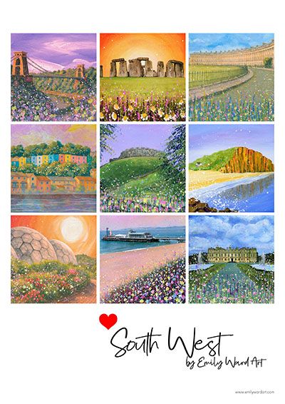 South West Tea Towel