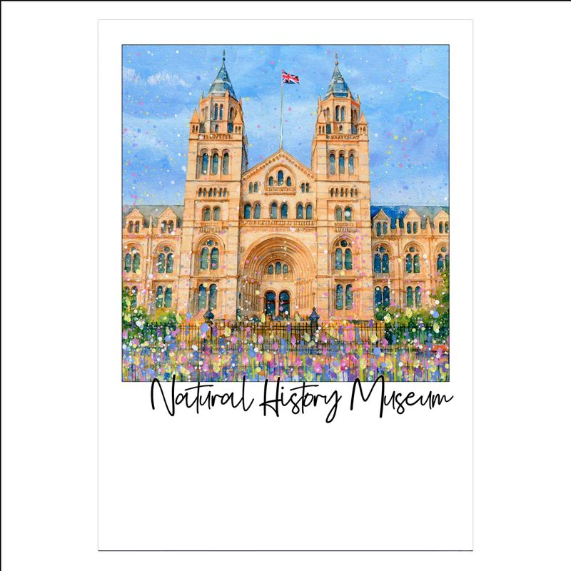Natural History Museum Postcard