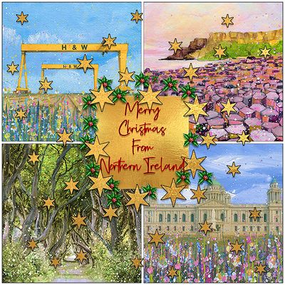 Northern Ireland Merry Christmas Card