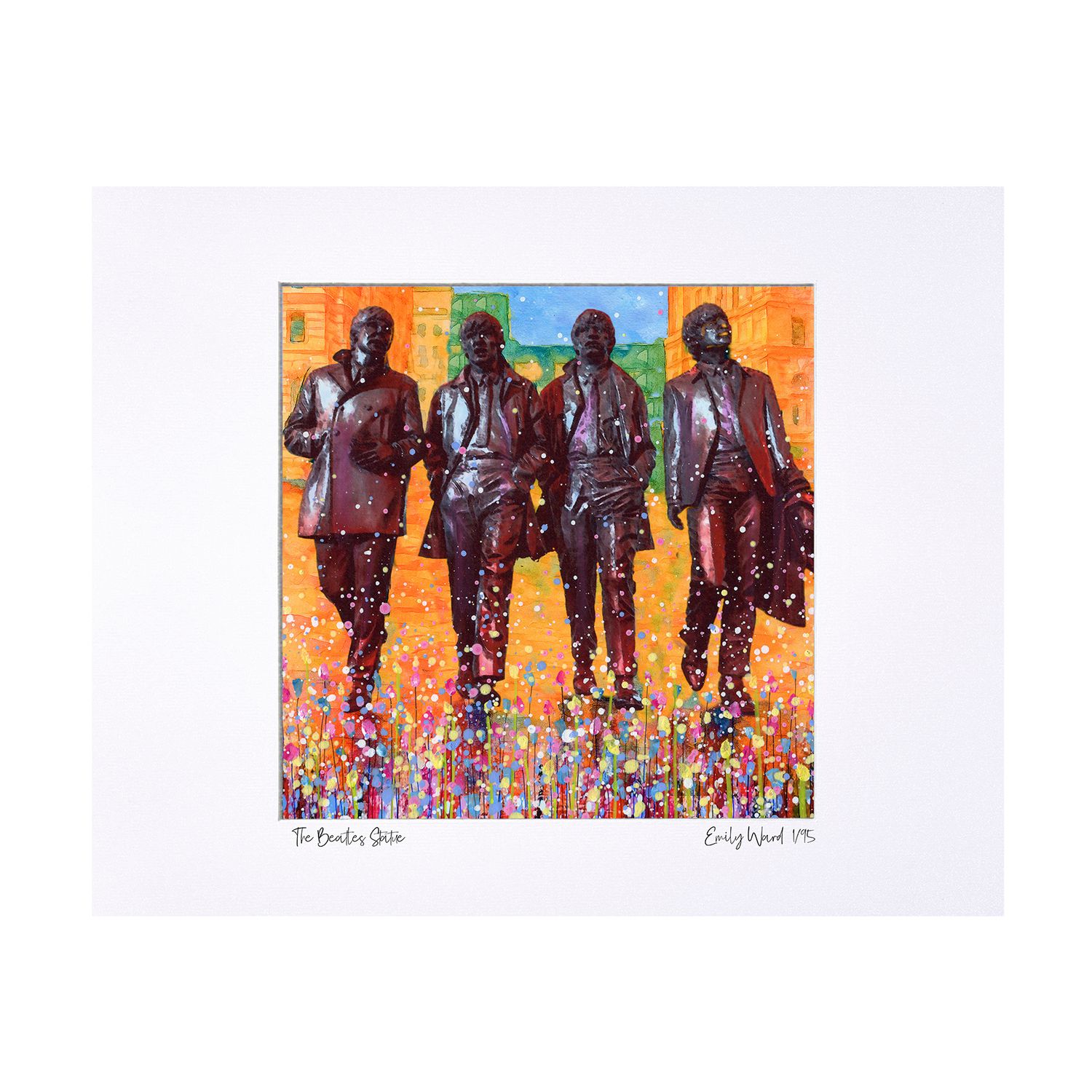 The Beatles Statue Limited Edition Print The Beatles Statue Limited Edition Print