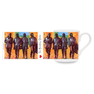 The Beatles Statue Bone China Cup The Beatles Statue Bone China Cup