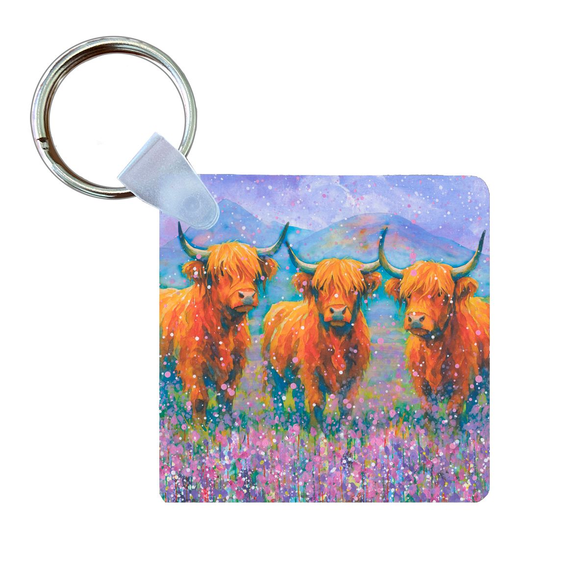 Highland Cows Keyring Highland Cows Keyring