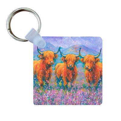 Highland Cows Keyring Highland Cows Keyring