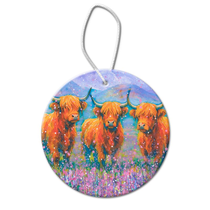 Highland Cows Pendant Decoration Highland Cows Pendant Decoration