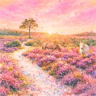 New Forest at Sunset