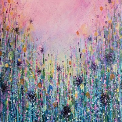Emily Ward  Flowers Meadow  Canvas Print