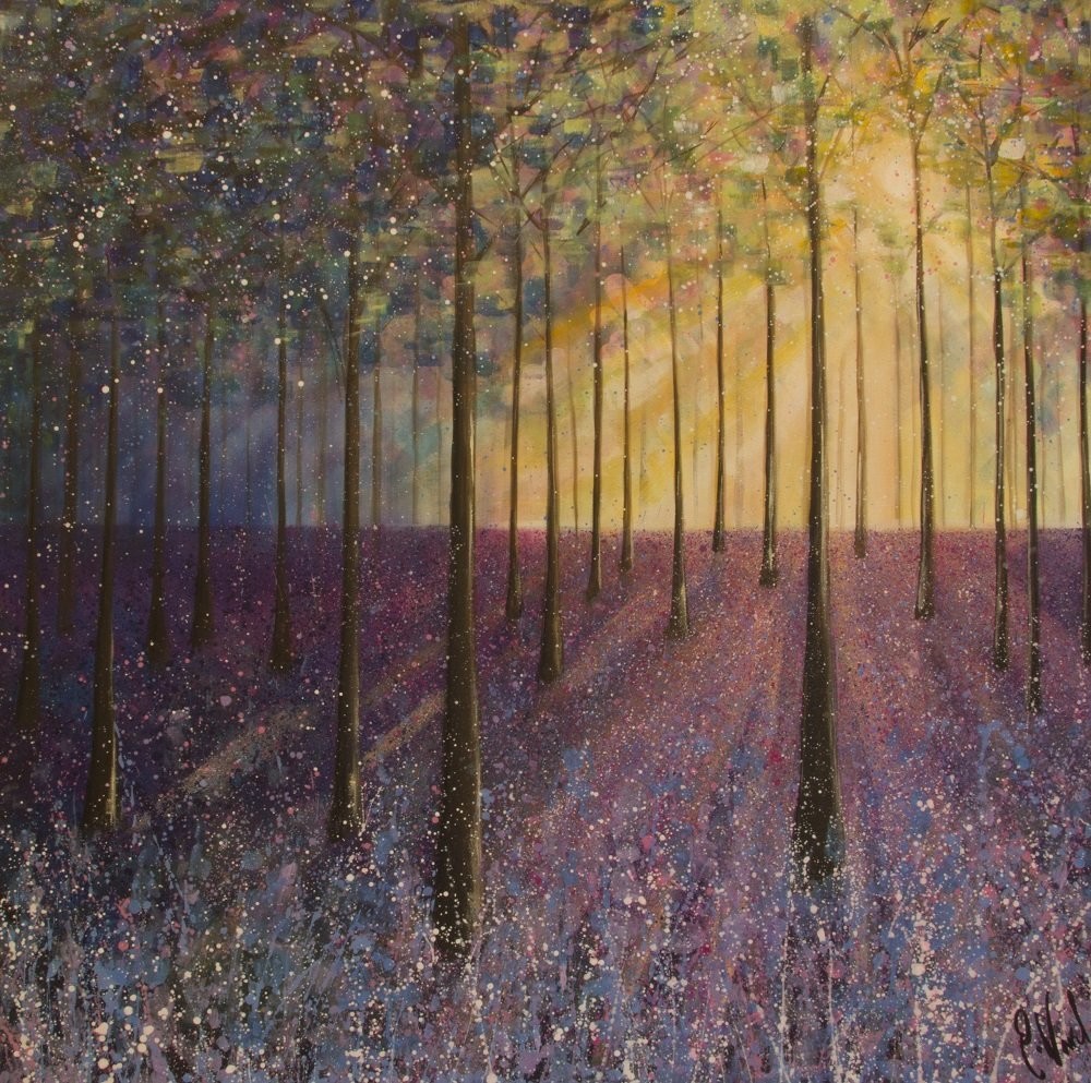 Emily Ward Bluebell Woods Canvas Print