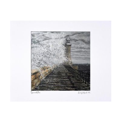 Tynemouth Pier Jane Limited Edition Print 40x50cm Tynemouth Pier Jane Limited Edition Print 40x50cm