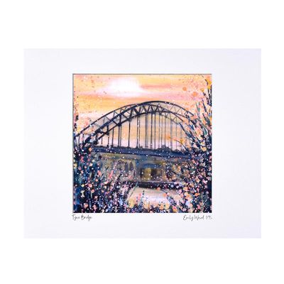 Tyne Bridge Limited Edition Print 40x50cm