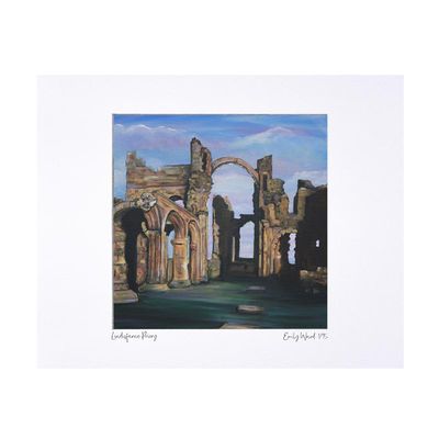 Lindisfarne Priory Limited Edition Print 40x50cm