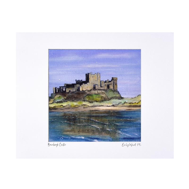 Bamburgh Castle Print - Limited Edition