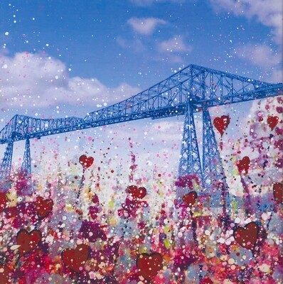 Emily Ward Transporter Bridge Middlesbrough  Canvas Print