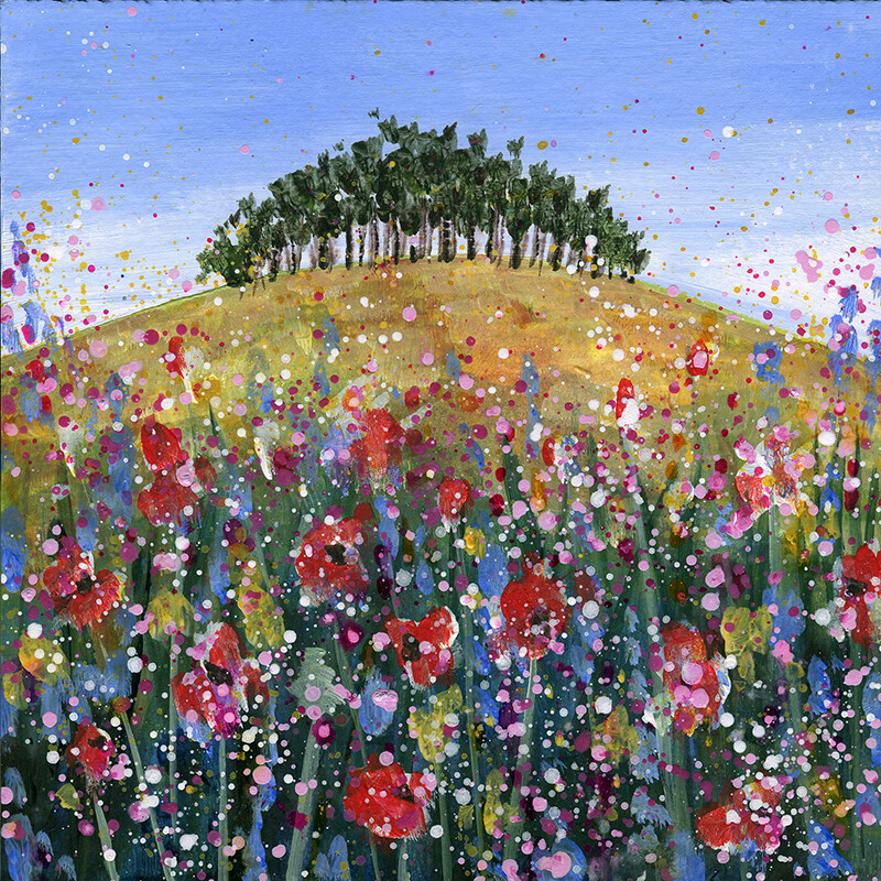 Emily Ward  Over the Hill Canvas Print