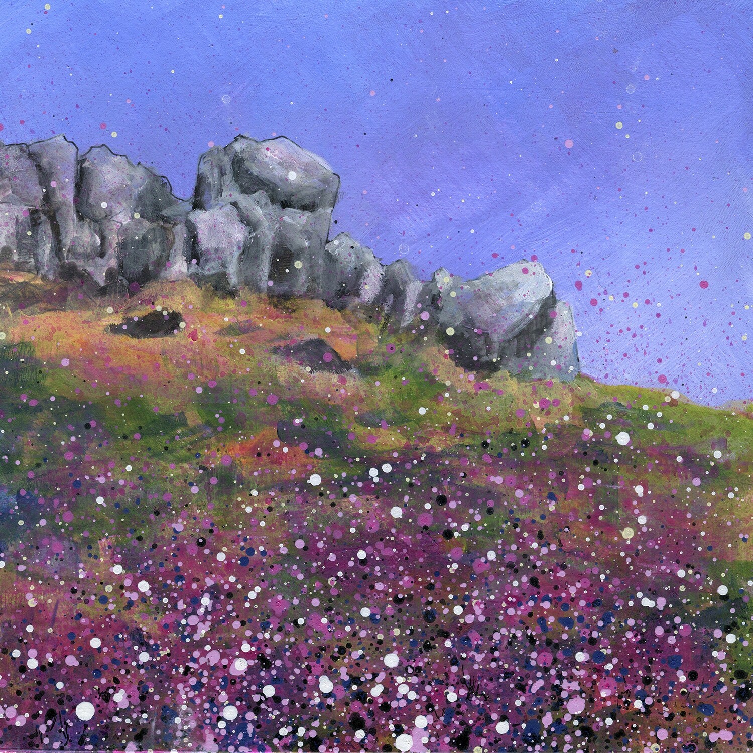 Ilkley Moor  Canvas Print