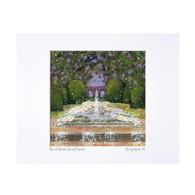 The Alnwick Garden Grand Cascade Limited Edition Print