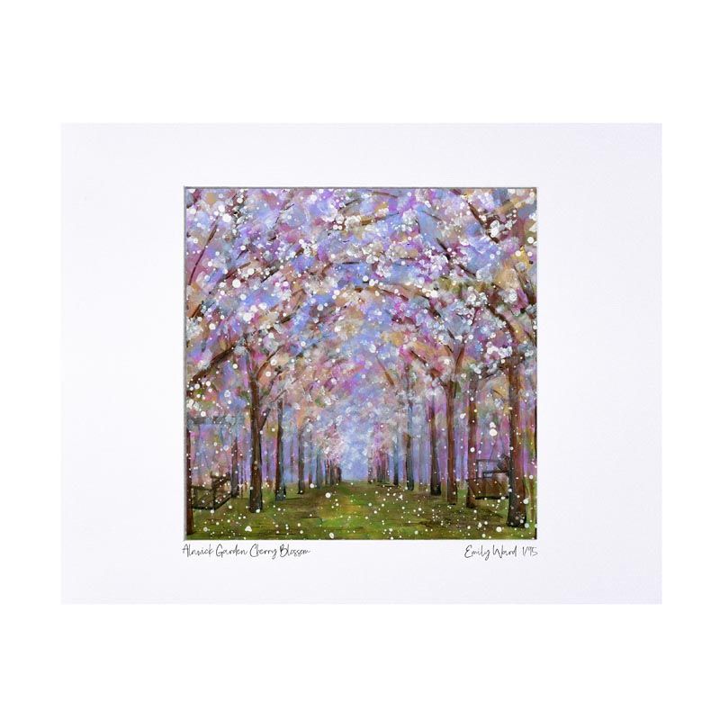 The Alnwick Garden Cherry Blossom Orchard Limited Edition Print