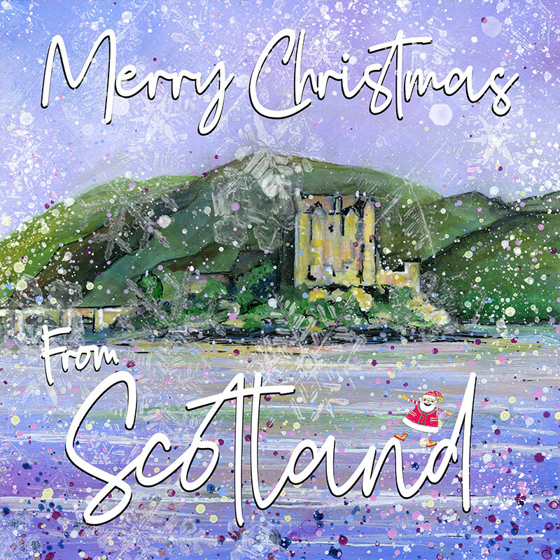 Eilean Donan Christmas Card. Pack of Six Eilean Donan Christmas Card. Pack of Six