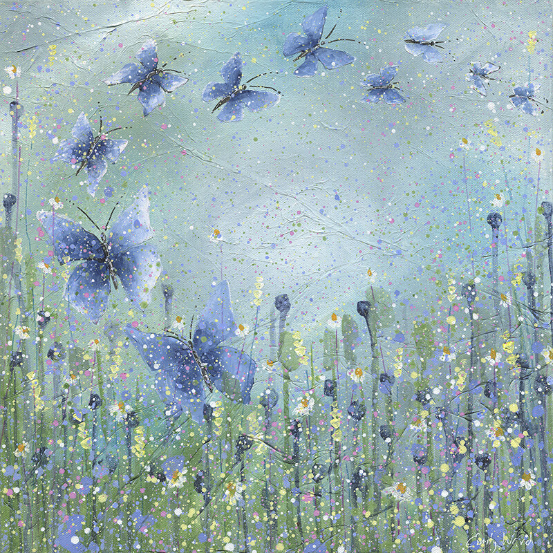 Blissful Butterfly Canvas Print