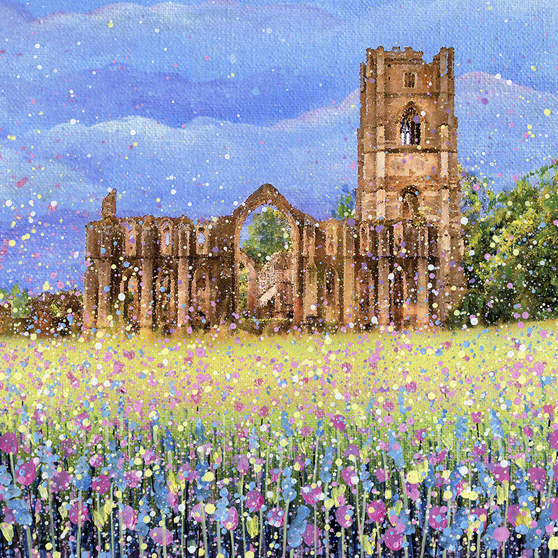 Fountains Abbey Canvas Print