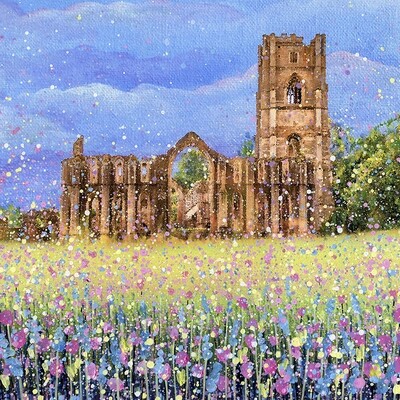 Fountains Abbey Canvas Print
