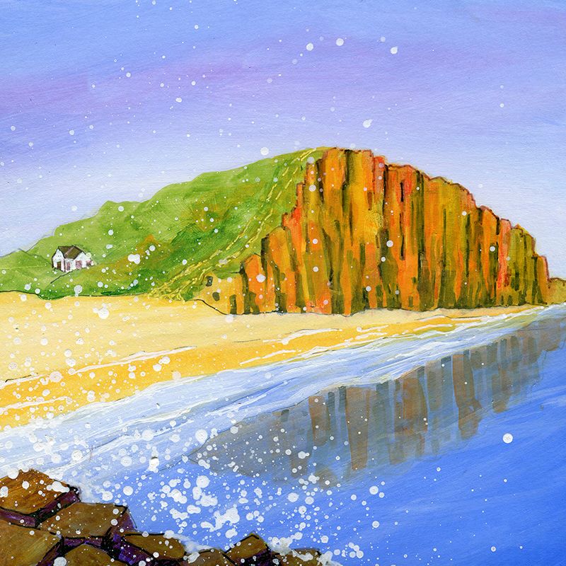 West Bay, Dorset Canvas Print