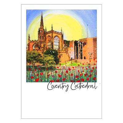 Cathedral Coventry Art Postcard Cathedral Coventry Art Postcard