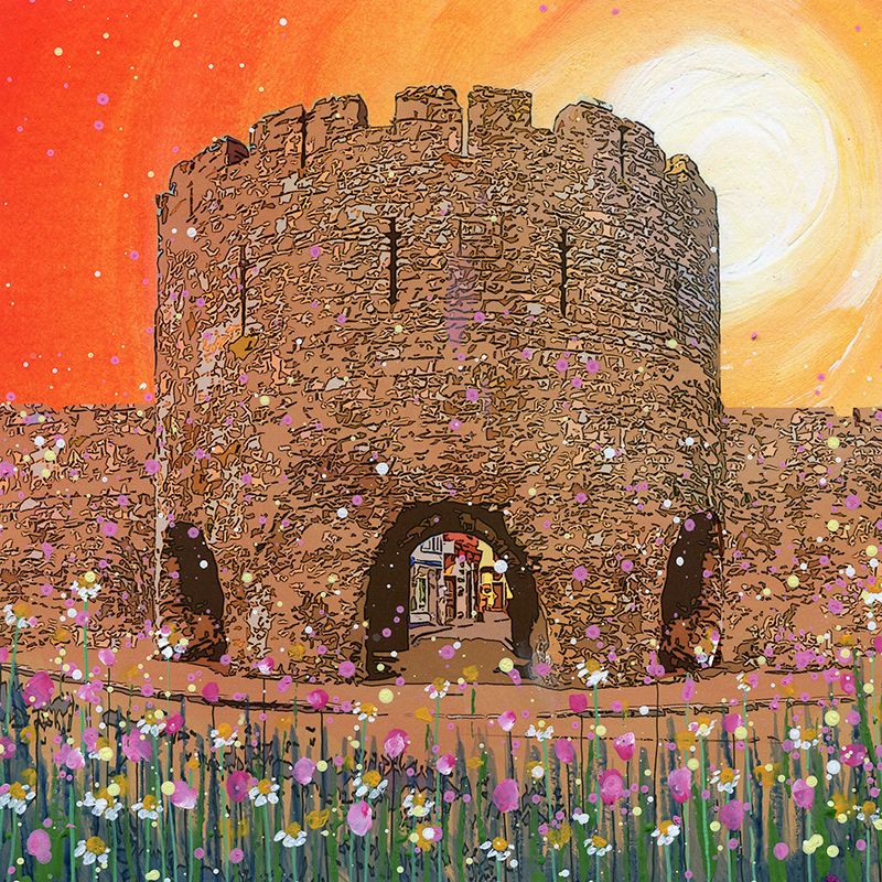 Five Arches, Tenby Canvas Print