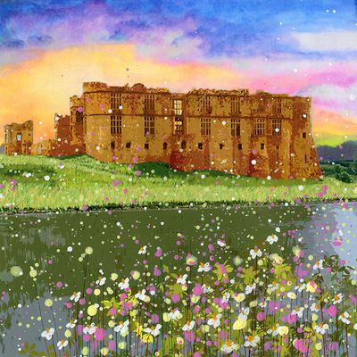 Carew Castle Canvas Print