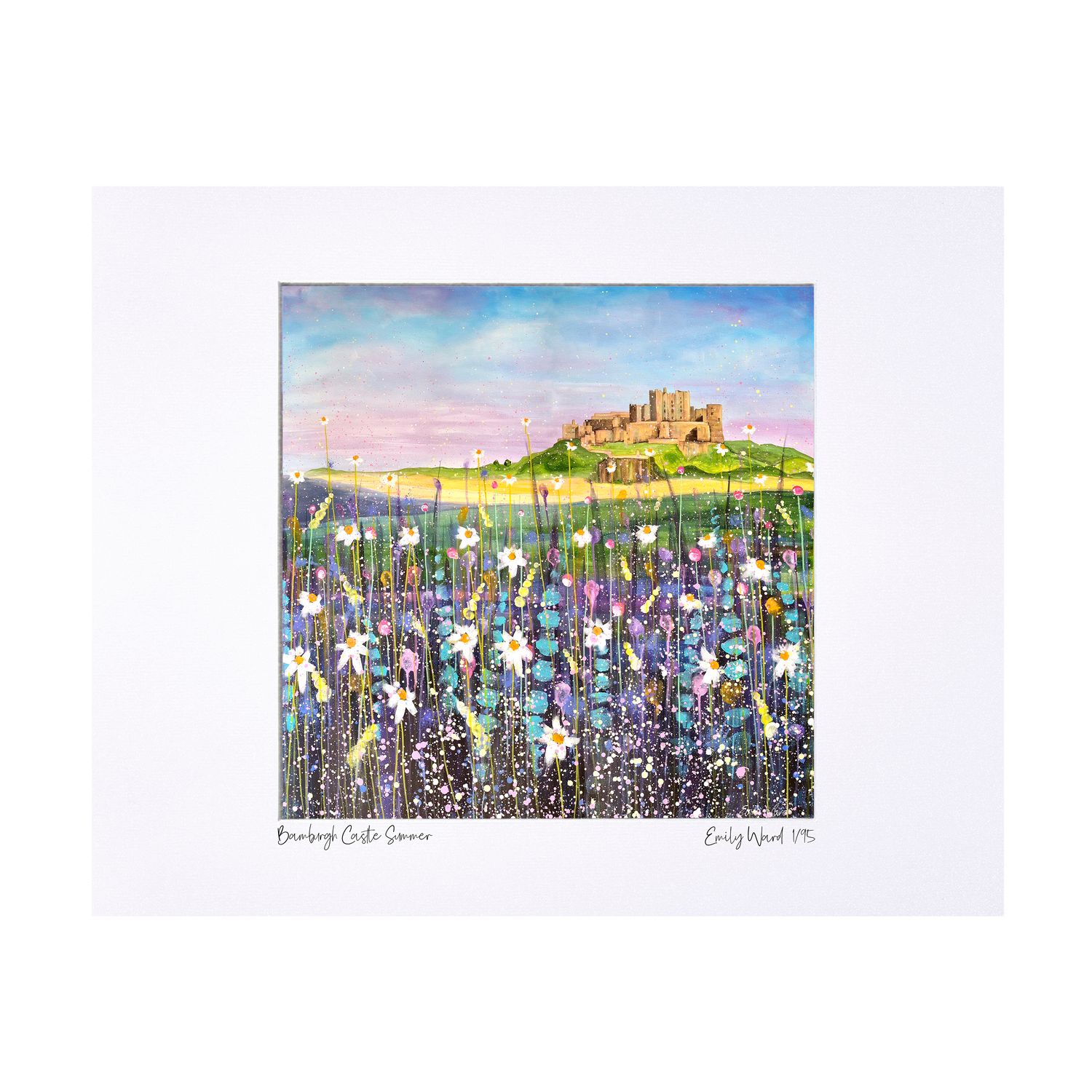 Bamburgh Castle Summer Limited Edition Print
