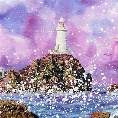 Corbiere Lighthouse Canvas Print