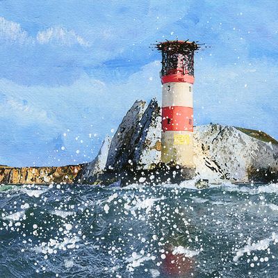 The Needles Lighthouse Canvas Print