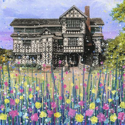 Little Moreton Hall Canvas Print