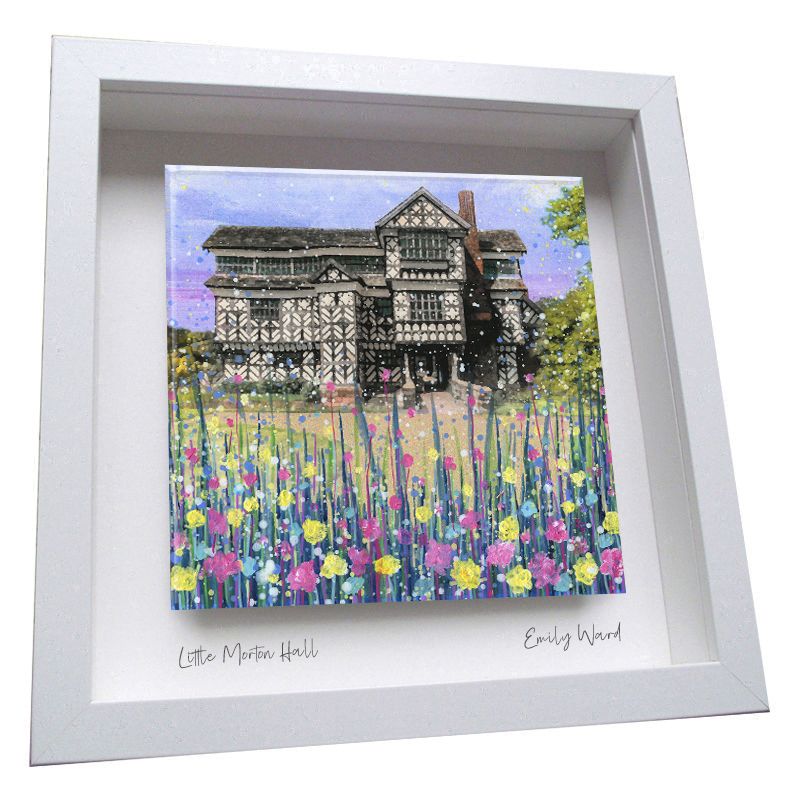Little Moreton Hall Framed Ceramic Tile