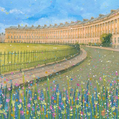 The Royal Crescent, Bath Canvas Print
