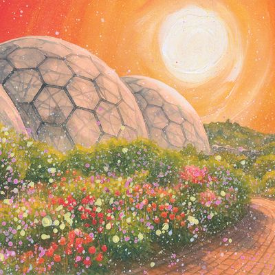 Eden Project Canvas Print Eden Project Canvas Print