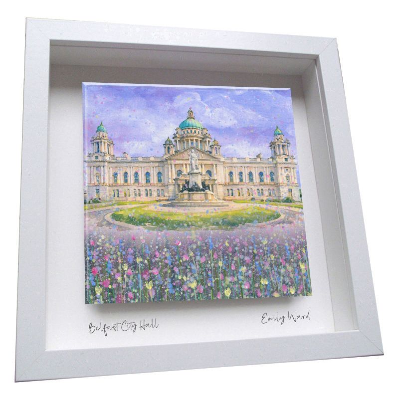 Belfast City Hall Framed Ceramic Tile