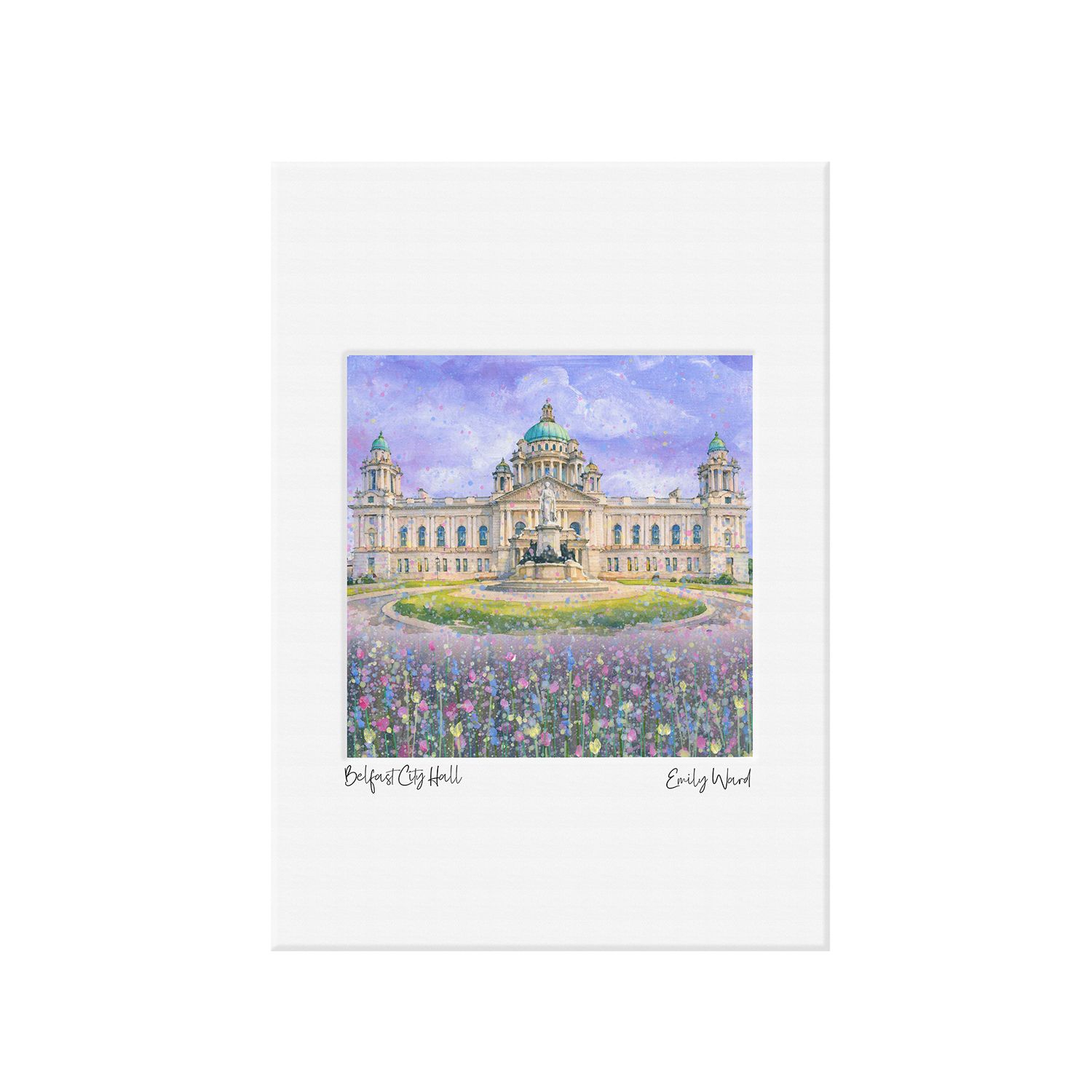 Belfast City Hall Open Edition  Print A4