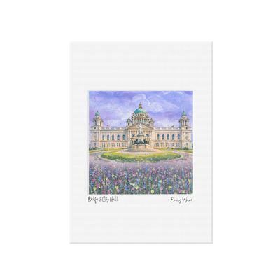 Belfast City Hall Open Edition  Print A4