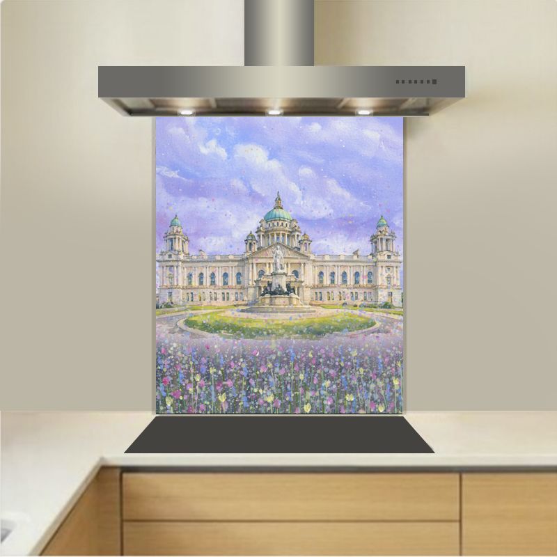Art - Glass Kitchen Splashback - Belfast City Hall