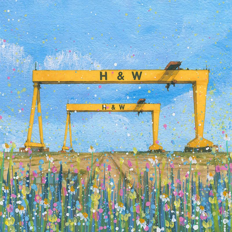 Harland and Wolff Cranes Canvas Print