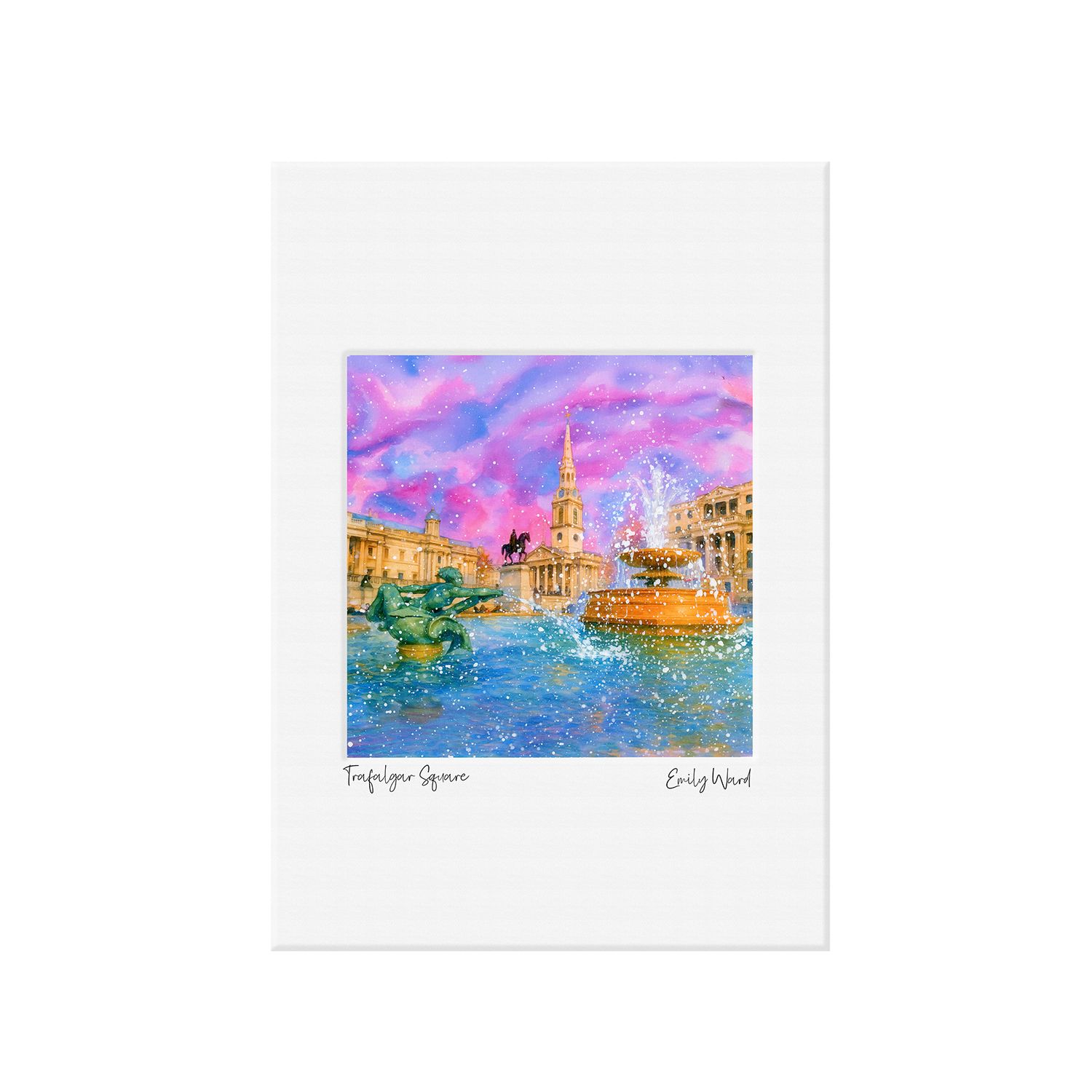 Trafalgar Square Open Edition Print Trafalgar Square Open Edition Print