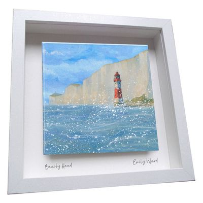 Beachy Head Framed Ceramic Tile
