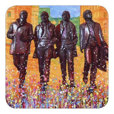 The Beatles Statue Fridge Magnet The Beatles Statue Fridge Magnet