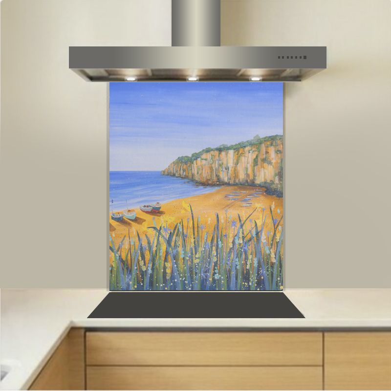 Art - Glass Kitchen Splashback -Beer, Devon