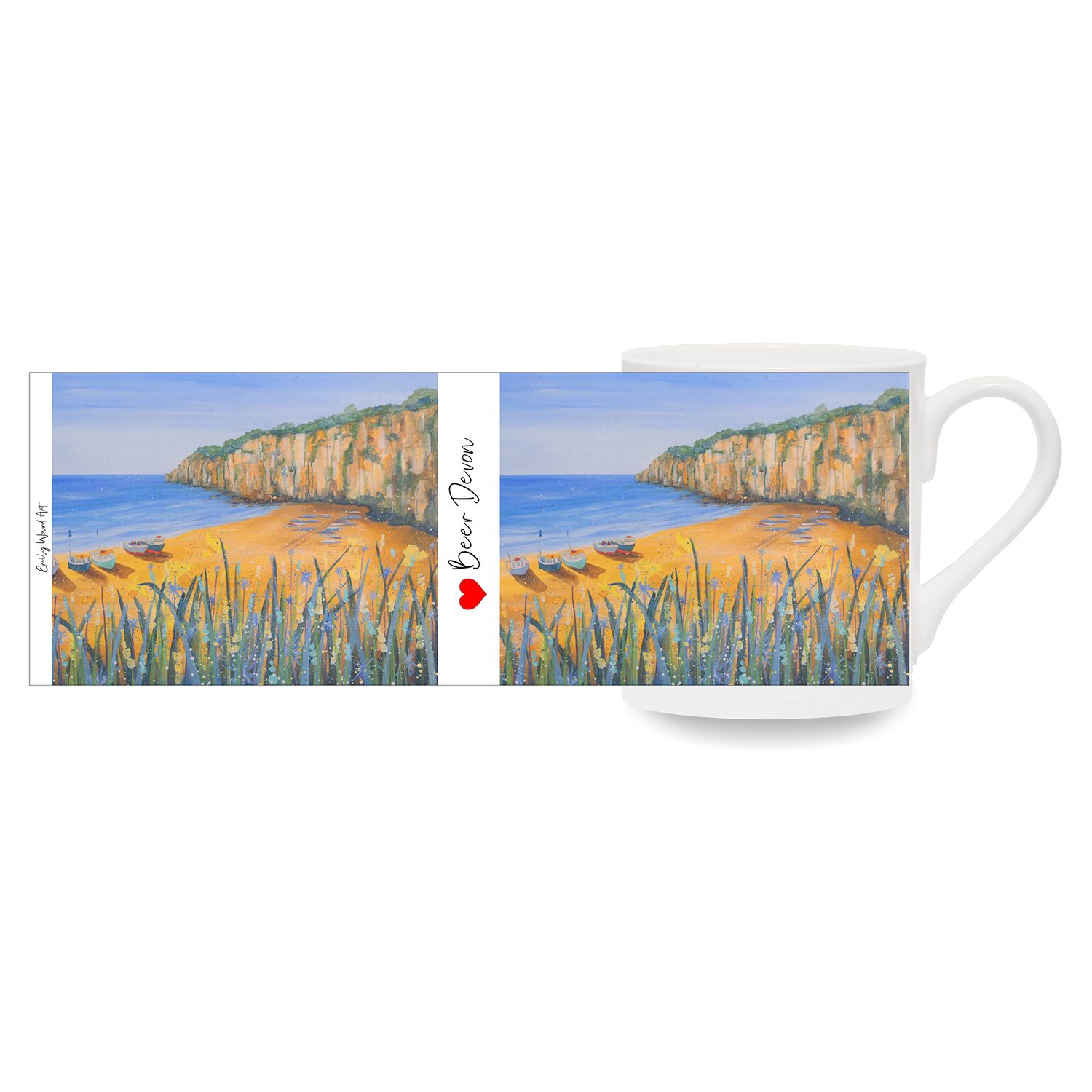 Beer, Devon Bone China Cup