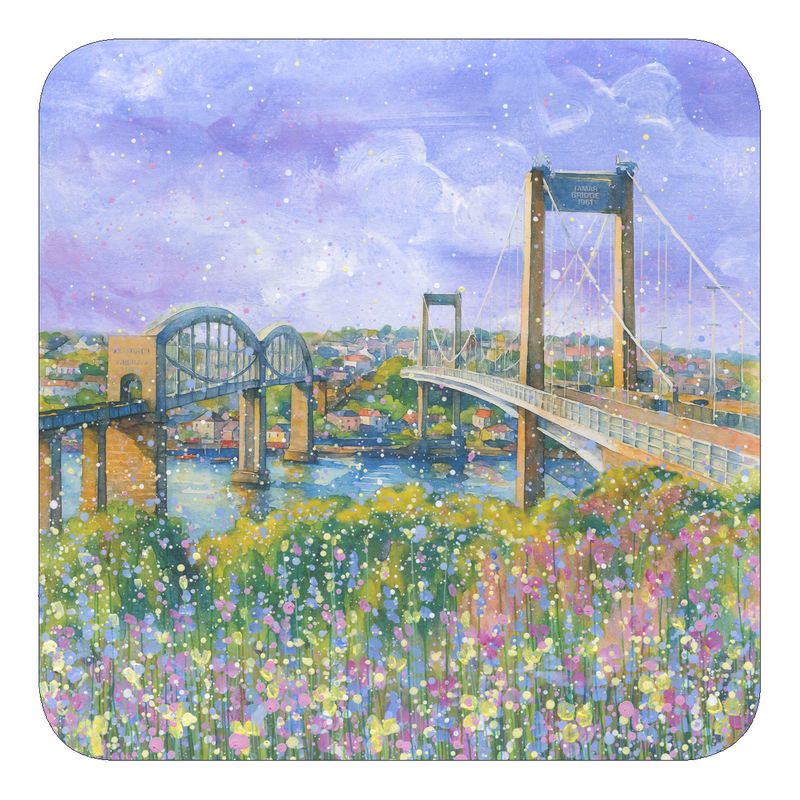 Tamar and Brunel Bridges Fridge Magnet