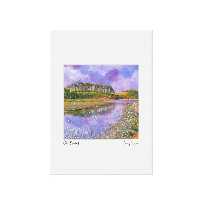 Otter Estuary, Burdleigh Salterton Open Edition Print A4