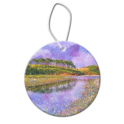Otter Estuary, Burdleigh Salterton Pendant Decoration