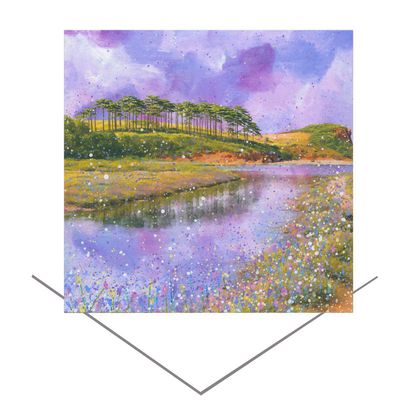 Otter Estuary, Burdleigh Salterton Greeting Card